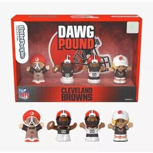 Fisher Price - Little People Collector NFL Cleveland Browns 4-Pack